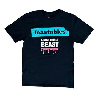 Mr. Beast Black Official Feastables Bar Limited Edition Graphic Women's Size Med
